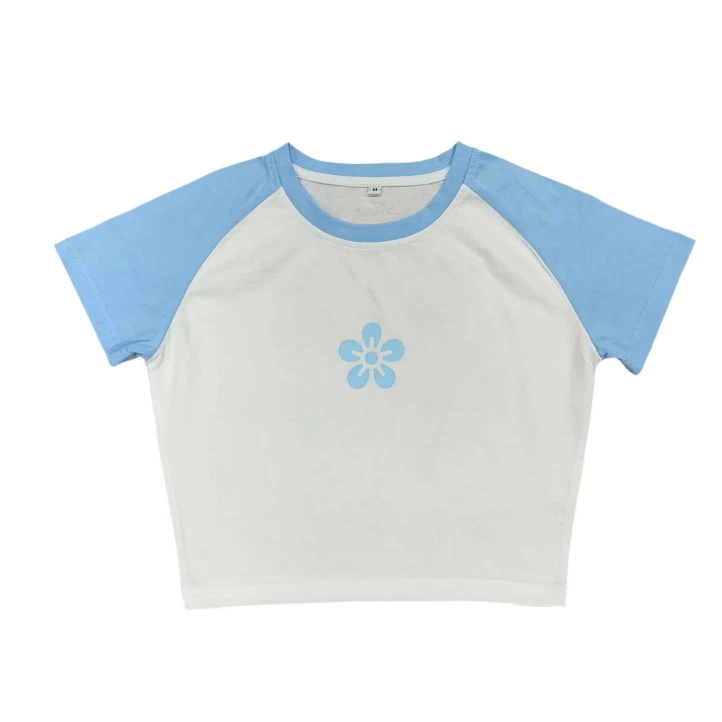 Kanz “Flower Logo” Cropped Women’s T-Shirts